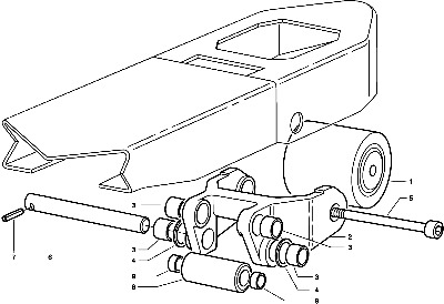 Каталог запчастей Linde T20S 144-01 / Linde T20SF 144-01 - 02/348 load castor assembly W4X144R00001=> | Linde spare parts manual | Запчасти для штабелеров, запчасти на ремонт Линде | Запчасти на складскую технику линде и подъемно-транспортного оборудования linde