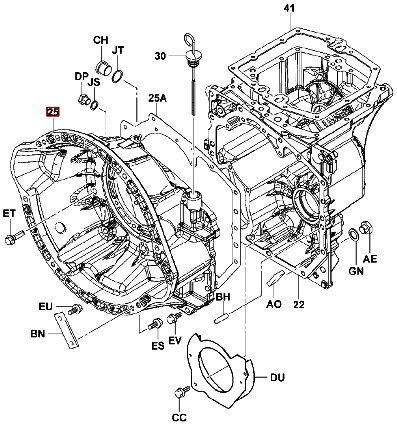 3201228C TORQUECONVERTER HOUSING 0608- ATM INNER PARTS TOYOTA 8FD15 / TOYOTA 8FD18 FORKLIFT | Запчасти для погрузчиков Тоёта в Москве, запчасти для вилочных погрузчиков и складской техники. Доставка запчастей на погрузчики по России | Запчасти для погрузчиков купить в Москве выгодно