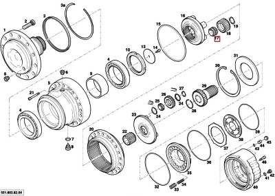 02 DRIVE: TRANSMISSION => 02/02 Axle driven gear GR12H-02 => CATALOGUE OF SPARE PARTS SELECTION FOR LINDE FORKLIFT TRUCKS H50D-03, H50T-03, H60D-03, H60T-03, H70D-03, H70T-03, H80D-03, H80T-03 396 SERIES | 02 ПРИВОД: ТРАНСМИССИЯ => 02/02 ВЕДОМАЯ ШЕСТЕРНЯ GR12H-02 => КАТАЛОГ ЗАПЧАСТЕЙ ДЛЯ ПОГРУЗЧИКОВ LINDE H50D-03, H50T-03, H60D-03, H60T-03, H70D-03, H70T-03, H80D-03, H80T-03 396 СЕРИЙ | погрузчик linde - Купить запчасти и шины для складской техники Линда - каталоги подбора запчастей бесплатно на сайте TotalParts.ru