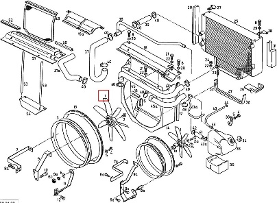 01/03 COOLING SYSTEM LINDE H35D-01 352 / LINDE H40D-01 352 / LINDE H45D-01 352 | Linde forklift spare parts catalogue | Запчасти на погрузчики Линде – со склада в Москве недорого! | Запчасти на погрузчики любых марок. Огромный выбор запчастей на Линде. Низкие цены. Запчасти Linde наличии. Звоните!