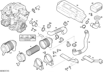 КАТАЛОГ ПОДБОРА ЗАПЧАСТЕЙ ДЛЯ ПОГРУЗЧИКОВ LINDE H20D-01, LINDE H20T-01, LINDE H25D-01, LINDE H25T-01 392 СЕРИЙ | 01 СИЛОВОЙ БЛОК: ДВИГАТЕЛЬ -> 01/01 ПОДАЧА ВОЗДУХА ДЛЯ ДВИГАТЕЛЯ И ВОЗДУШНОГО ФИЛЬТРА ДИЗЕЛЬНОЙ ВЕРСИИ | 01 POWER UNIT: ENGINE -> 01/01 AIR SUPPLY FOR ENGINE AND AIR FILTER VERSION DIESEL LINDE FORKLIFT SPAREPARTS MANUAL FREE | Запчасти для вилочного погрузчика - Купить запчасти по запросу «запчасти для вилочного погрузчика» в Москве и Московской области