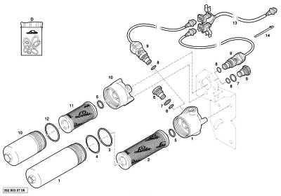 07/04 OIL FILTER FOR HYDRAULIC TRAVEL SYSTEM - LINDE FORKLIFT SPAREPARTS CATALOGUE | 07/04 МАСЛЯНЫЙ ФИЛЬТР ГИДРАВЛИЧЕСКОЙ СИСТЕМЫ ХОДА - КАТАЛОГ ЗАПЧАСТЕЙ ДЛЯ ПОГРУЗЧИКОВ LINDE H20D-01, LINDE H20T-01, LINDE H25D-01, LINDE H25T-01 392 СЕРИЙ | Запчасти для погрузчиков Москва, купить с доставкой - купить сегодня запчасти на вилочный погрузчик по демократичным ценам