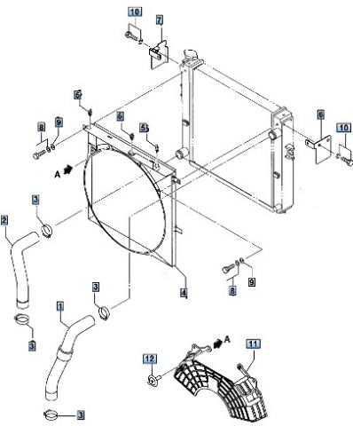 КАТАЛОГ ЗАПЧАСТЕЙ MITSUBISHI FG15N - FG15NT (F25C) - ОХЛАЖДЕНИЕ ПОГРУЗЧИКОВ MITSUBISHI FG15N (FG15NT) F25C | Запчасти для автопогрузчиков. Запчасти на погрузчики митсубиси!