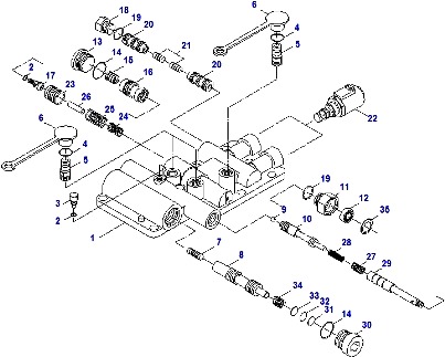 КЛАПАННАЯ КРЫШКА АКПП - КАТАЛОГ ЗАПЧАСТЕЙ ДЛЯ ПОГРУЗЧИКА DAEWOO D20S-3, D25S-3, D30S-3 | Запчасти для погрузчиков Деу Дусан - Любые запчасти для вилочных погрузчиков Doosan Daewoo в наличии и на заказ по низким ценам в ТоталПартс.ру