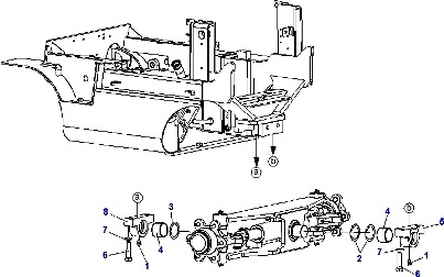 КАТАЛОГ ЗАПЧАСТЕЙ НА ПОГРУЗЧИКИ DAEWOO-DOOSAN D15S-5 / D18S-5 / D20SC-5 NL/NM/UT/UU/FDA01/FDA02/FDA03 | КРЕПЛЕНИЕ БАЛКИ РУЛЕВОГО МОСТА НА ПОГРУЗЧИКИ ДЭУ-ДУСАН | Запчасти для погрузчиков DAEWOO DOOSAN (ДеуДусан) продажа, поиск и подбор запчастей на погрузчик по модели, поставщик и адрес магазина запчастей для складской техники Дэу-Дусан, цены в Москве