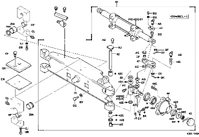 STEER AXLE SPARE PARTS CATALOGUE TOYOTA 7FG15 / 7FG18 | ЗАПЧАСТИ ДЛЯ ПОГРУЗЧИКОВ TOYOTA 7FG15 / 7FG18 | КАТАЛОГ ЗАПЧАСТЕЙ НА ВИЛОЧНЫЙ ПОГРУЗЧИК TOYOTA 7FG15 / 7FG18 (TOYOTA 7FGL15 / 7FGL18) С ДВИГАТЕЛЕМ TOYOTA 5K | Мы продаем запчасти для погрузчиков со склада в Москве