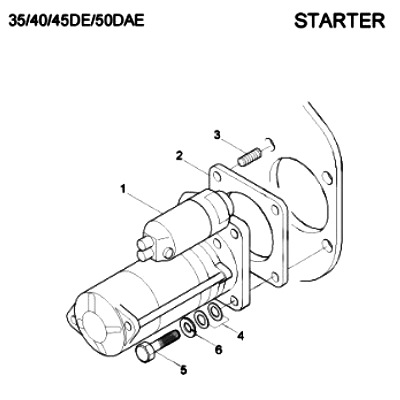 PAGE 9200 STARTER | КАТАЛОГ ЗАПЧАСТЕЙ ДЛЯ ПОГРУЗЧИКОВ HYUNDAI 35DE-7 / HYUNDAI 40DE-7 / HYUNDAI 45DE-7 / HYUNDAI 50D-7AE | ЗАПЧАСТИ НА ПОГРУЗЧИКИ HYUNDAI 35DE/40DE/45DE-7/50D-7AE | Продажа запчастей для вилочных погрузчиков со склада в Москве по низким ценам