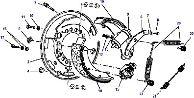 КОЛЁСНЫЙ ТОРМОЗНОЙ МЕХАНИЗМ ЛЕВЫЙ (Brake Assy LH) ПОГРУЗЧИКА DAEWOO-DOOSAN D35S5 / D40S5 / D45S5 / D50SC5 (N2/N3/N4/N5) | Запчасти Дэу-Дусан для вилочных погрузчиков – Сравните цены на запчасти для складской техники Doosan-Daewoo. Система скидок!