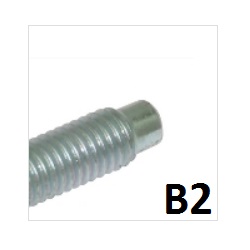 Type of bolt end B2