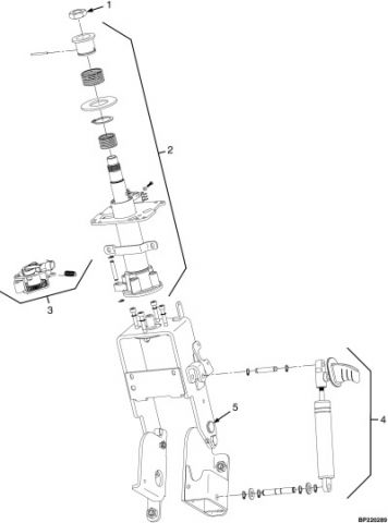 STEERING COLUMN ASSEMBLY (FIGURE 4-9) FIXED — 10/2013=> YALE ERP16-20VF (A955) FORKLIFT CATALOGUE SPAREPARTS MANUAL | РУЛЕВАЯ КОЛОНКА В СБОРЕ - КАТАЛОГ ЗАПЧАСТЕЙ ПОГРУЗЧИКОВ YALE ERP16-20VF SER. A955 | Запчасти для вилочных погрузчиков и складской техники Yale (Яле)