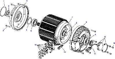 MOTOR GP (BASIC) - DRIVE (ACMOTOR) DAEWOO-DOOSAN B15T-5 / B18T-5 / B20T-5 | Каталог запчастей на погрузчики Doosan-Daewoo b15/20t-5 | Запчасти для погрузчиков Daewoo Doosan (ДеуДусан) | Запчасти для вилочного погрузчика Doosan-Daewoo в наличии! – Самовывоз сегодня!