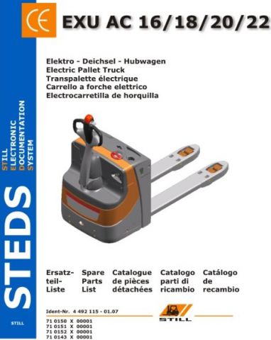 ЗАПЧАСТИ, РОЛИКИ И КОЛЁСА ДЛЯ ЭЛЕКТРОТЕЛЕЖЕК STILL EXU 16/18/20/22 (0143/0150/0151/0152) | КАТАЛОГ ПОДБОРА ЗАПЧАСТЕЙ НА ТЕЛЕЖКИ STILL EXU AC 16/18/20/22 | Запчасти на ремонт и обслуживание тележек, ричтраков и штабелеров Still в Москве