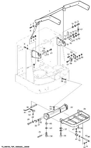 Каталог запчастей на складскую технику ATLET TS (04-Chassi - Technical Documents) | Каталоги запчастей на погрузчики и складскую технику Atlet (ATLET), в том числе запчасти для самоходных штабелеров ATLET | Запчасти для электроштабелеров, запчасти на ремонт складской техники Атлет (Atlet)