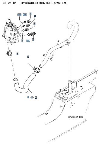 Caterpillar DP15N / Caterpillar DP15NT T16D spare parts manual - Hydraulic Control System | Запчасти для вилочных погрузчиков и складской техники Caterpillar | Запчасти для погрузчиков купить по выгодным ценам в интернет-магазине TotalParts со склада в Москве