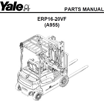 Yale erp16-20vf a955 parts manual - каталог запчастей для погрузчиков Yale erp16-20vf a955 | Запчасти для погрузчиков YALE (Яле) со склада в Москве по низким ценам