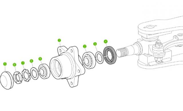 СХЕМА РУЛЕВОЙ СТУПИЦЫ ПОГРУЗЧИКА STILL RC 40-16/18/20 - REAR WHEEL HUBS Still_RC 40-16-18-20 Forklift spare parts | Каталог запчастей погрузчиков STILL RC 40-16/18/20 - широкий ассортимент запчастей для погрузчиков Still: детали рулевого моста, датчики, фильтры, масла, шины для погрузчиков, монтаж цельнолитых шин, расходные материалы и любые запчасти для погрузчиков STILL в интернет магазине TotalParts.ru