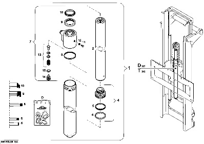 MIDDLE CYLINDER FOR DUPLEX / TRIPLEX MAST LIFT TYPE 181 02/2007 => - ЦЕНТРАЛЬНЫЙ ЦИЛИНДР ПОДЪЁМА ПОСЛЕ 01/2007 | КАТАЛОГ ЗАПЧАСТЕЙ МАЧТЫ ПОГРУЗЧИКОВ LINDE H14/H16/H18/H20-01 СЕРИЯ 391 | Запчасти на погрузчик LINDE (Линде) в Москве — подбирайте запчасти Linde и смотрите каталоги и фото запчастей | Предлагаем запасные части для автопогрузчиков Linde (Линдэ). Всегда низкие цены на запчасти для автопогрузчиков Linde (Линдэ) в Москве