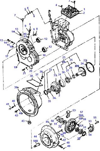 КАТАЛОГ ЗАПЧАСТЕЙ НА ПОГРУЗЧИКИ ДЭУ-ДУСАН D15S / D18S (76) | TRANSAXLE AR - TRANSMISSION AS (1/2) DAEWOO-DOOSAN D15/18S 76 FORKLIFT SPARE PARTS CATALOGUE | Шины и Запчасти для вилочного погрузчика — купить по низкой цене