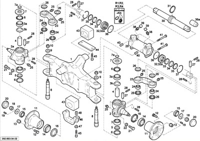 КАТАЛОГ ПОДБОРА ЗАПЧАСТЕЙ ДЛЯ ПОГРУЗЧИКОВ FENWICK - LINDE H25D/H30D/H35D 393-01 | РУЛЕВОЙ МОСТ ПОГРУЗЧИКОВ FENWICK - LINDE ДО 06/2010 | 04/02 STEERING AXLE - 04/02A STEERING AXLE 302 => 06/2010 FENWICK - LINDE FORKLIFT SPAREPARTS MANUAL | Запчасти для вилочного погрузчика — купить по низкой на сайте ТоталПарс.ру с доставкой по РФ