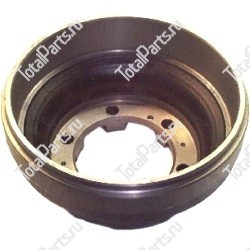 SIZE 281.5x254x147x125x6x ТОРМОЗНОЙ БАРАБАН / ROUND HOLE