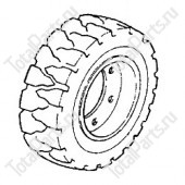 JUNGHEINRICH (AMEISE) 50021344 КОЛЕСО В СБОРЕ