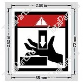 HAULOTTE 3078149010 НАКЛЕЙКА