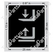 YALE 580008061 НАКЛЕЙКА