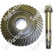 SIZE 55*60.5*28*208*41*21 ВЕДУЩАЯ ШЕСТЕРНЯ / INNER HOLE WITH SPLINES