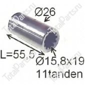 SIZE 26x55.5x15.8x19x11T МУФТА