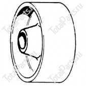 YALE 580010474 ДИСК КОЛЕСНЫЙ БАНДАЖНОЙ ШИНЫ