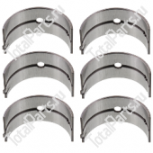 TVH 1296992 ВКЛАДЫШИ КОРЕННЫЕ 0.50 КОМПЛЕКТ 6 ШТ.