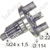 TOYOTA 423111324071 ПОЛУОСЬ, ПЕРЕДНИЙ МОСТ