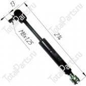 SIZE 8x300x195x50xAx26.5x ГАЗОВЫЙ АМОРТИЗАТОР PUSH TYPE