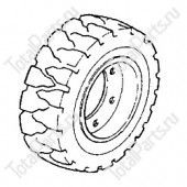 JUNGHEINRICH (AMEISE) 50021344 КОЛЕСО В СБОРЕ