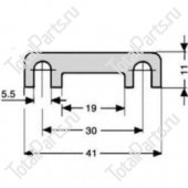 KEY NUMBER DIN72582 ПРЕДОХРАНИТЕЛЬ 80A