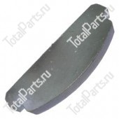 SIZE 90x10x16x38x107.5 ТОРМОЗНАЯ НАКЛАДКА