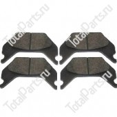 TVH 17915607 КОМПЛЕКТ ТОРМОЗНЫХ КОЛОДОК 4 ШТ.