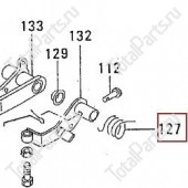 MITSUBISHI 9135105300 ПРУЖИНА ПЕДАЛИ ТОРМОЗА POS. 127