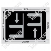 EPW 1DC99993 НАКЛЕЙКА