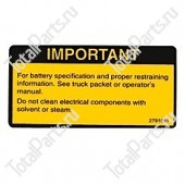 CLARK 2312320 НАКЛЕЙКА