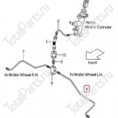 TVH 7970437 ТРУБКА ТОРМОЗНАЯ ЛЕВАЯ
