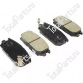 JAPANPARTS PP510AF КОМПЛЕКТ ТОРМОЗНЫХ КОЛОДОК