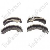 TOTALSOURCE SY85881 КОМПЛЕКТ ТОРМОЗНЫХ КОЛОДОК