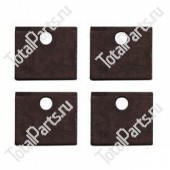 TOTALSOURCE 43539 НАБОР ЭЛЕКТРОЩЕТОК 4ШТ.