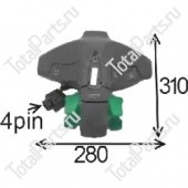 JUNGHEINRICH (AMEISE) 51241572 ВЕРХНЯЯ ЧАСТЬ РУКОЯТИ В СБОРЕ С УЗЕЛОМ УПРАВЛЕНИЯ