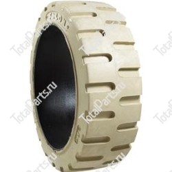 SIZE 559x178x406 ШИНА БАНДАЖНАЯ БЕЛАЯ РЕЗИНА С ПРОТЕКТОРОМ