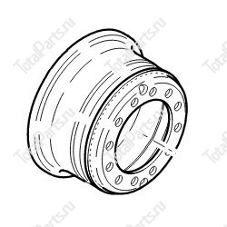 SIZE 15x8x230x12x12x1x283 ДИСК КОЛЕСНЫЙ