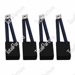 TOTALSOURCE 78666 НАБОР ЭЛЕКТРОЩЕТОК 4ШТ.