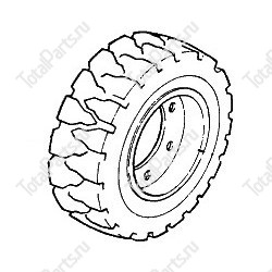 JUNGHEINRICH (AMEISE) 51442392 КОЛЕСО В СБОРЕ