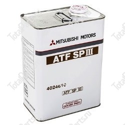 MITSUBISHI 4024610 МАСЛО ТРАНСМИССИОННОЕ ATF SP III (MINERAL) 4Л